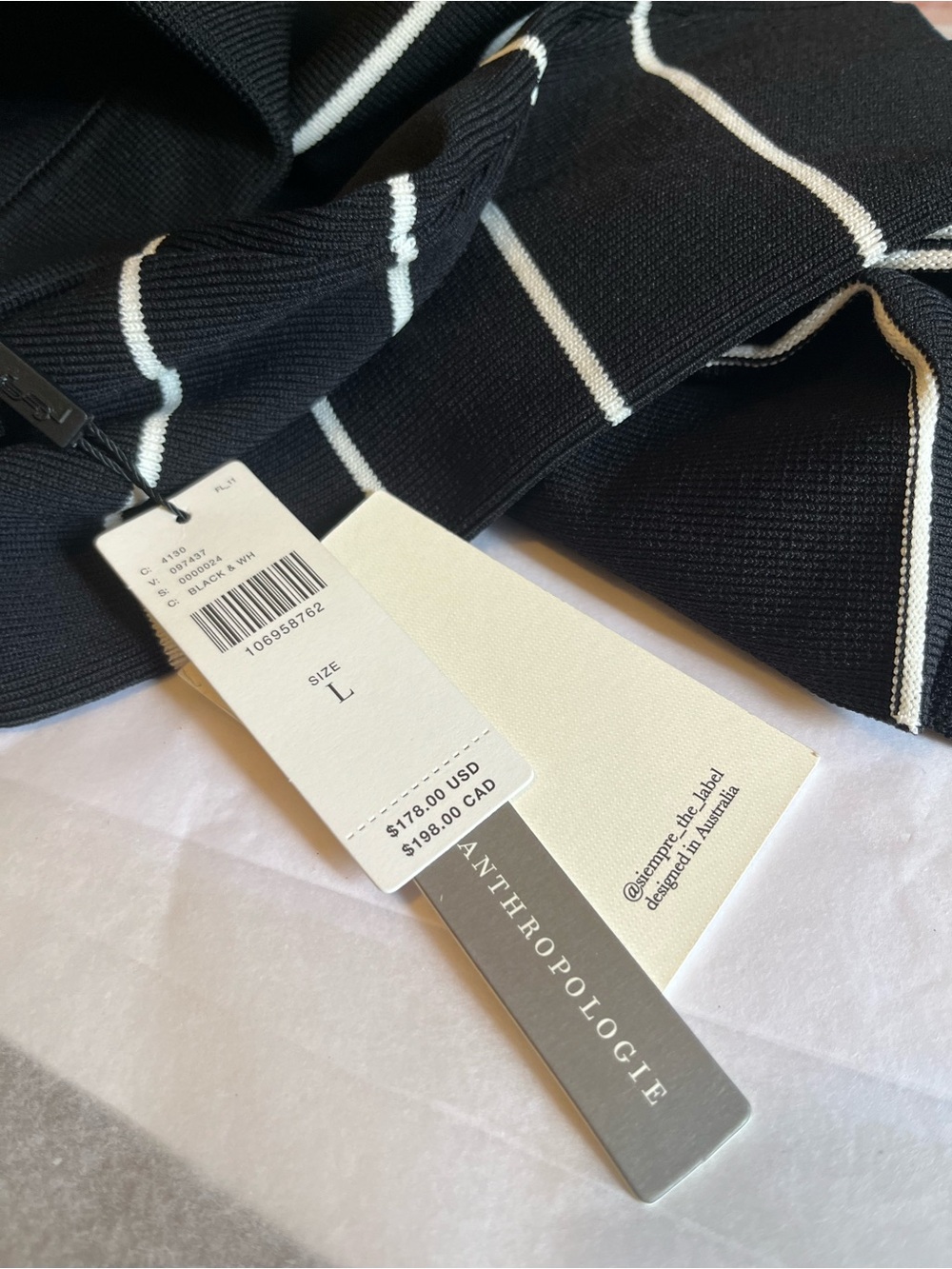 NWT Anthropologie size L long sleeve A-line midi dress by Siempre x - Picture 9 of 13